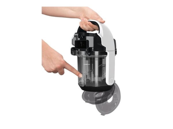 Bosch GS 05 BGS05A222 - Støvsuger - kanister - uten pose - hvit/svart