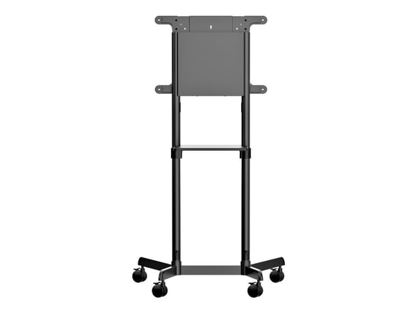 Startech Mobile TV Cart, Portable Rolling TV Stand for 37-70" VESA Display (154lb/70kg), with Shelf & Storage Compartment, Rotate/Tilt Display, Uni...