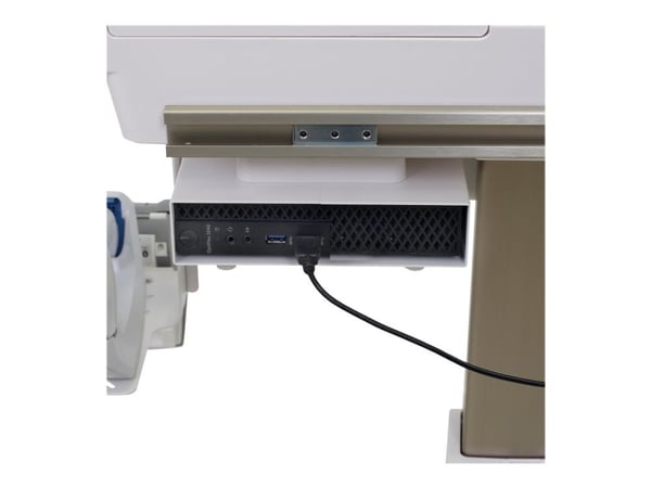 Ergotron Slim 2.0 - Monteringskomponent (CPU-holder) - medisinsk - hvit - vognmonterbar - for CareFit Slim 2.0