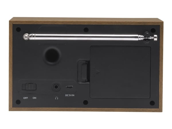 DENVER DAB-46 - Bærbar DAB-radio - 2 watt - mørk grå