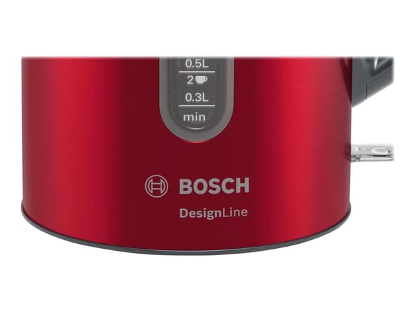 Bosch DesignLine TWK4P434 - Kjele - 1.7 liter - 2.4 kW - rød
