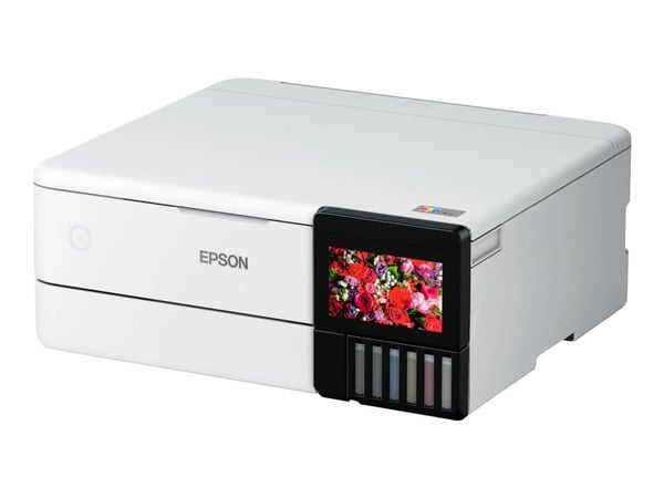 Epson EcoTank L8160 - Multifunksjonsskriver - farge - ink-jet - A4/Letter (medie) - opp til 16 spm (trykking) - 100 ark - USB, LAN, USB-vert, Wi-Fi...