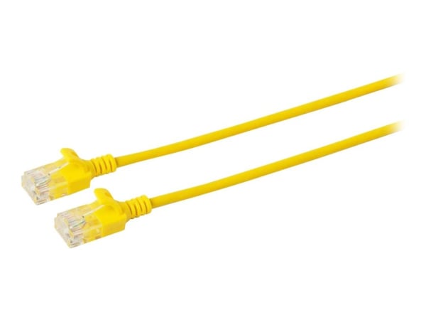MicroConnect - Nettverkskabel - RJ-45 (hann) til RJ-45 (hann) - 1.5 m - 3.6 mm - UTP - CAT 6a - halogenfri, uten hindringer, flertrådet - gul