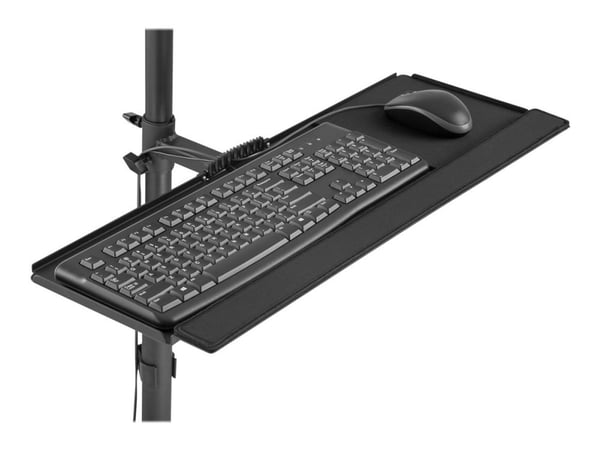 DIGITUS DA-90374 - Vogn - for LCD-skjerm / PC-utstyr - metall - svart - skjermstørrelse: 17"-32"