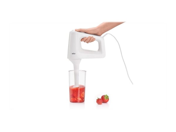 Braun HM5100 Multimix 5, Käsisekoitin, Harmaa, Valkoinen, Sekoitus, 1,55 m, Painikkeet, CE