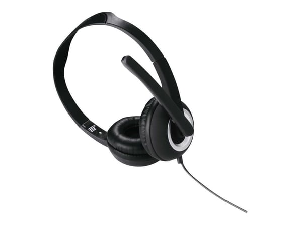 Hama "HS-P150" - Hodesett - on-ear - kablet - svart, sølv