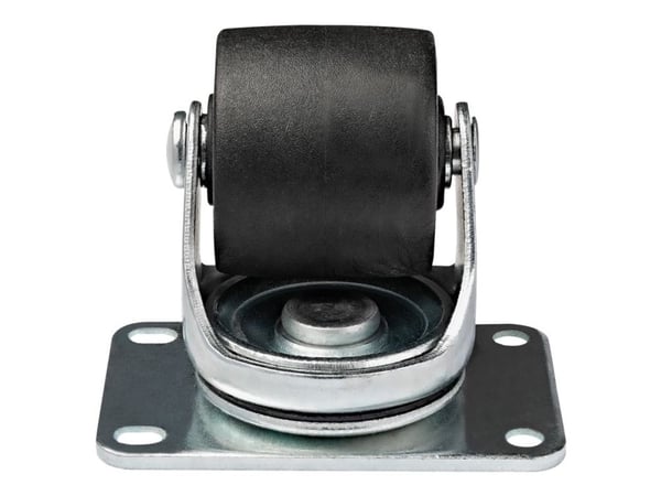 Startech Heavy Duty Casters for Server Racks/Cabinets, Set of 4 Universal M6 2-inch Swivel Caster Kit, 45x75mm Pattern, Replacement Caster Wheels f...