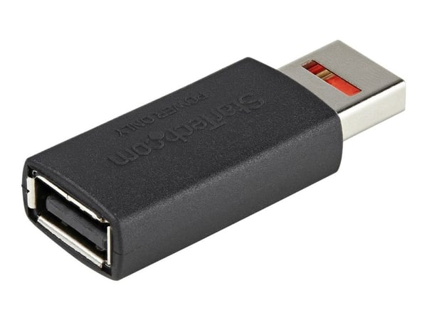 StarTech Secure Charging USB Data Blocker Adapter, Male to Female USB-A Charge-Only Adapter, No-Data Charge/Power-Only Adapter for Phone/Tablet, Da...