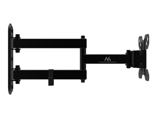 Maclean MC-740 - Brakett - for flatpanel - metall - svart - skjermstørrelse: 13"-23" - veggmonterbar