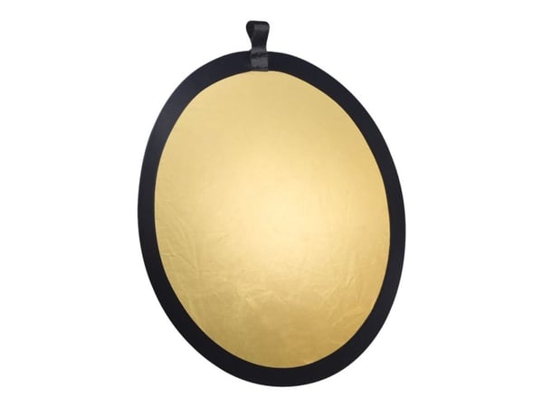Walimex Foldable Reflector - Sammenfoldbar reflektor - sølv/gull - Ø56 cm