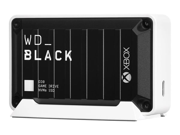WD_BLACK D30 for Xbox WDBAMF0020BBW - SSD - 2 TB - ekstern (bærbar) - USB 3.0 (USB-C kontakt) - svart