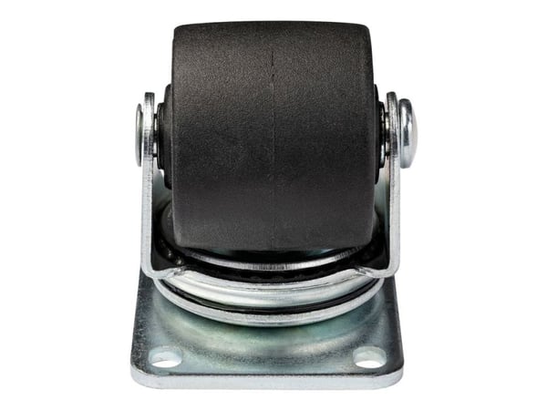 Startech Heavy Duty Casters for Server Racks/Cabinets, Set of 4 Universal M6 2-inch Swivel Caster Kit, 45x75mm Pattern, Replacement Caster Wheels f...