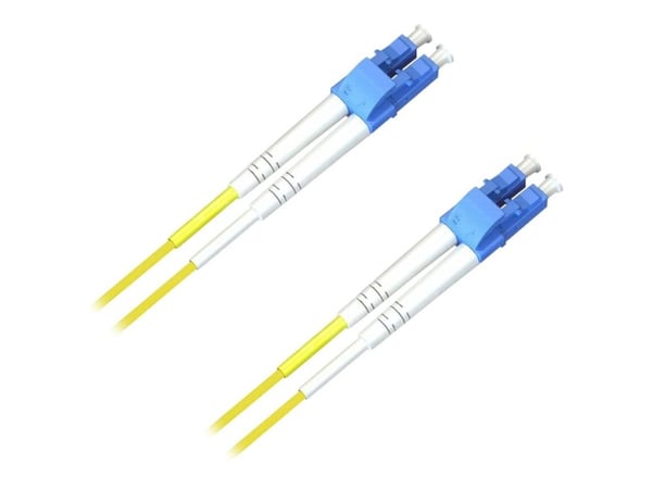 MicroConnect - Nettverkskabel - LC/UPC-enkeltmodus til LC/APC-enkeltmodus - 3 m - fiberoptisk - dupleks - 9 / 125 micron - OS2 - halogenfri - gul
