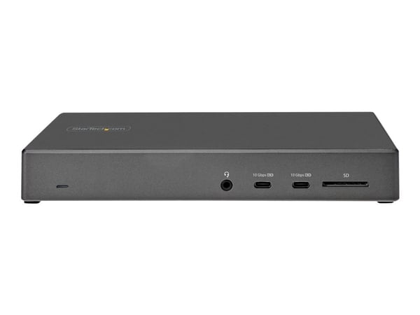 StarTech.com USB C Dock - Triple 4K Monitor USB Type-C telakointiasema - 100W Power Delivery - DP 1.4 Alt Mode &amp; DSC, 2x DisplayPort 1.4/HDMI 2...