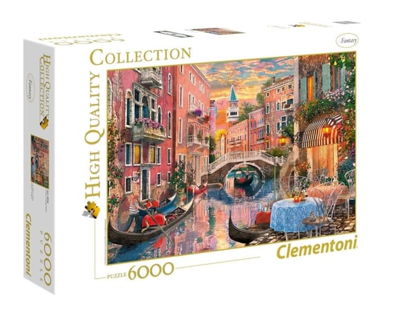 Clementoni High Quality Collection - Solnedgång i Venedig - pussel - 6000 delar