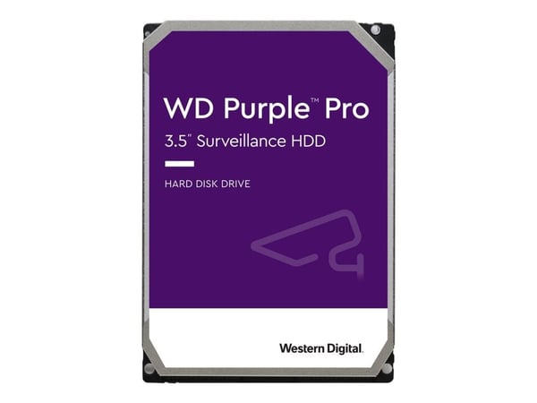 WD Purple Pro WD181PURP - Hårddisk - 18 TB - inbyggd - 3.5" - SATA 6Gb/s - 7200 rpm - buffert: 512 MB
