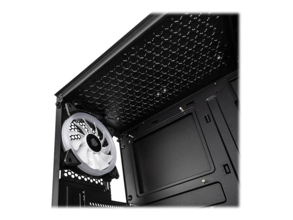 Kolink Observatory Lite - Tower - sidepanel med vindu (herdet glass) - ingen strømforsyning (ATX) - svart - USB/lyd
