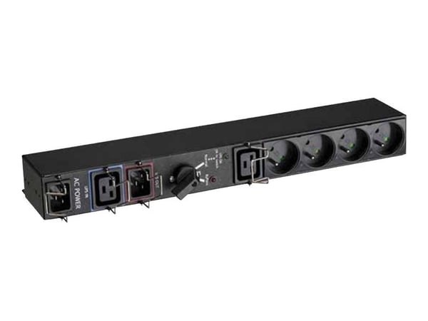 Eaton HotSwap MBP - Bypass-kytkin (rack-versio) - AC 220-240 V - 3000 VA - lähtöliittimet: 5 - 19" Eaton HotSwap MBP - Bypass-kytkin (rack-versio) - AC 220-240 V - 3000 VA - lähtöliittimet: 5 - 19"