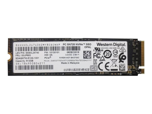Lenovo SSD 512 GB M.2 PCIe NVMe Woman (00UP683)