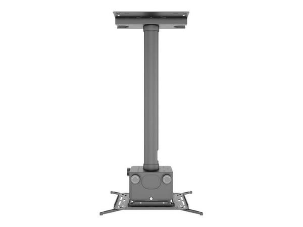 Multibrackets M Pro HD Series - Kiinnityssarja (projektorikiinnike, säädettävä kiinnitysvarsi) - projektorille - musta - kattoasennettava