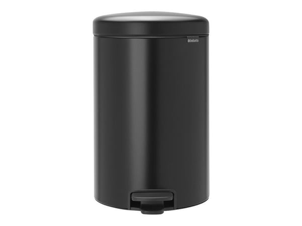 Brabantia newIcon - Søppelbøtte - flipp-lokk - 20 L - fotpedal - matt svart