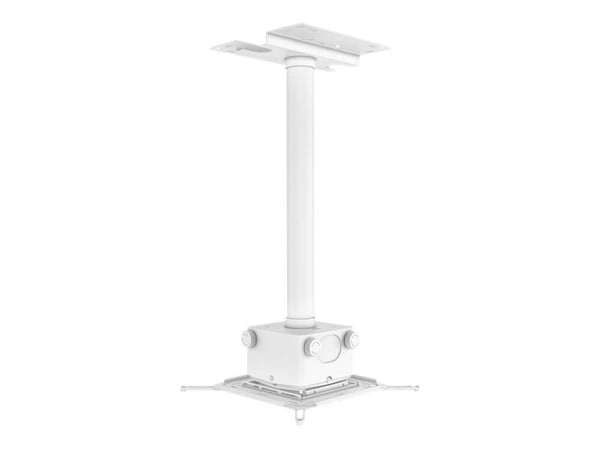 Multibrackets M Pro HD Series - Monteringssett (justerbar monteringsarm, projektormontering) - for projektor - hvit - takmonterbar