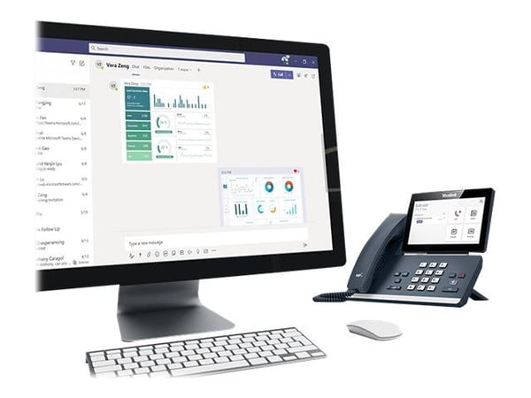 Yealink MP58 - VoIP-telefon - med Bluetooth interface - SIP - klassiskt grå