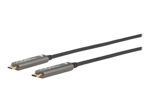 MicroConnect Premium - USB-kaapeli - USB-C (han) til USB-C (han) - USB 3.2 Gen 1 - 20 m - Aktiivinen optinen kaapeli (AOC), 4K60 Hz-tuki - lajittel...