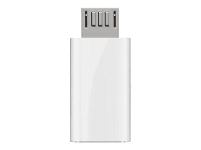 Microconnect USBMICROUSBC, Micro-USB B, USB C, Valkoinen
