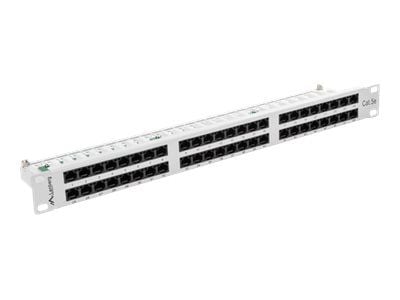 Lanberg PPU5-1048-S - Koblingspanel - rackmonterbar - CAT 5e - UTP - RJ-45 X 48 - grå, RAL 7035 - 1U - 19"