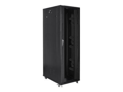 Lanberg - Rack skap - svart, RAL 9004 - 42U - 19"