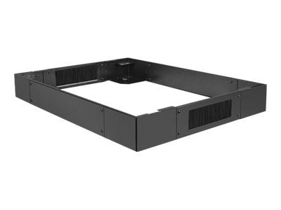 Lanberg - Rack-sokkel - RAL 9004, svart - 19"