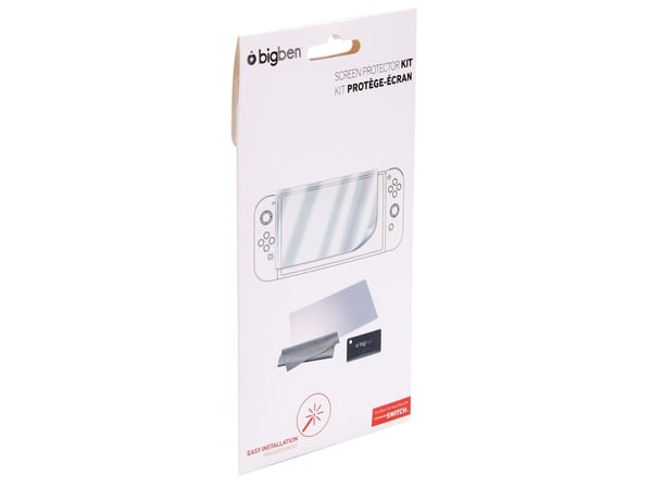 Bigben Interactive SWITCHPROTECTKIT, Skjermbeskytter, Gjennomsiktig, Ripebestandig, Blank skjermbeskytter, Nintendo, Switch