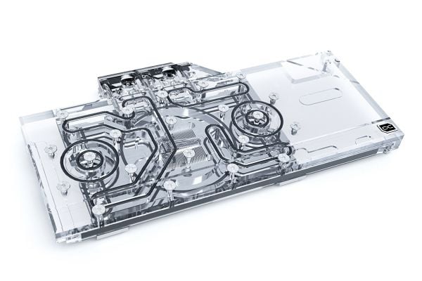 Alphacool Eisblock Aurora Acryl GPX-A, Vannblokk + kjøleribbe, Akryl, Kopper, Sort, Gjennomsiktig, AMD Radeon 6800, AMD Radeon 6800 XT, AMD Radeon ...