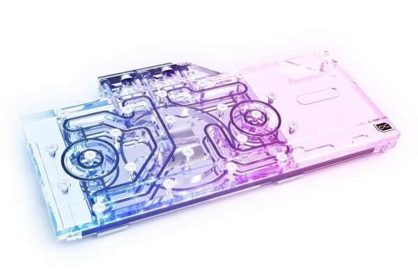 Alphacool Eisblock Aurora Acryl GPX-A, Vannblokk + kjøleribbe, Akryl, Kopper, Sort, Gjennomsiktig, AMD Radeon 6800, AMD Radeon 6800 XT, AMD Radeon ...