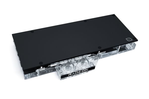 Alphacool Eisblock Aurora Acryl GPX-A, Vannblokk + kjøleribbe, Akryl, Kopper, Sort, Gjennomsiktig, AMD Radeon 6800, AMD Radeon 6800 XT, AMD Radeon ...