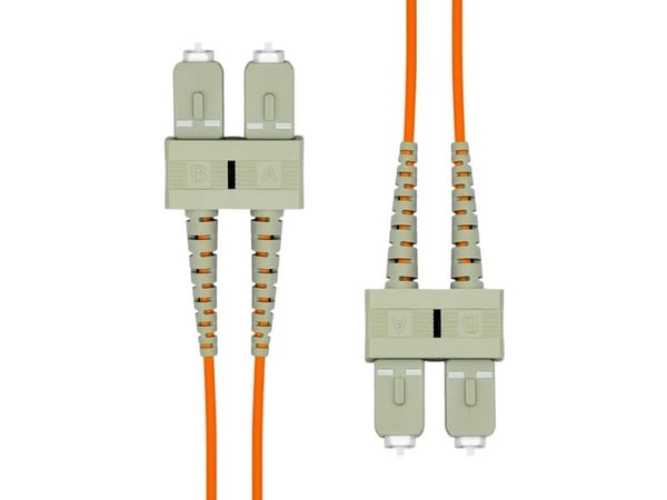 ProXtend - Koblingskabel - SC/UPC-multimodus (hann) til SC/UPC-multimodus (hann) - 5 m - 2 mm - fiberoptisk - dupleks - 125 mikroner - OM1 - haloge...