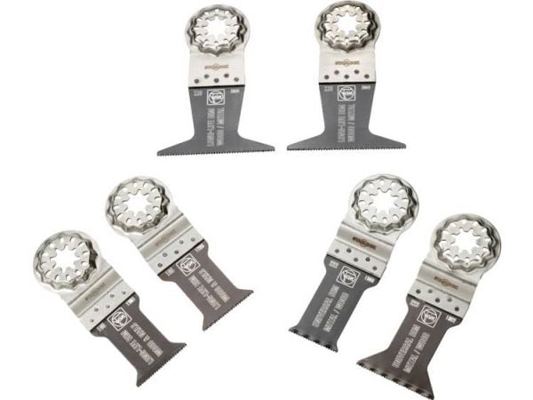 Fein BEST OF E-CUT - Nedsenket sagblad - for tre, metall - 6 deler - for MultiMaster Max AS AMM 700; MultiMaster Max Top AS AMM 700; MultiMaster Pl...