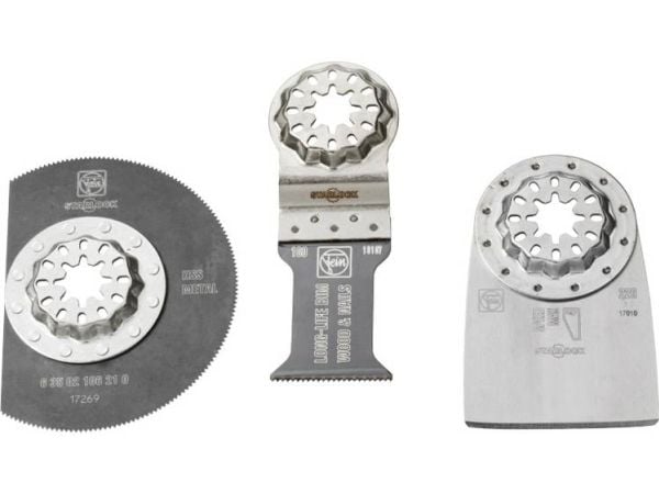 Fein Combo Renovation - Saw blade and spatula set - 3 deler - Starlock