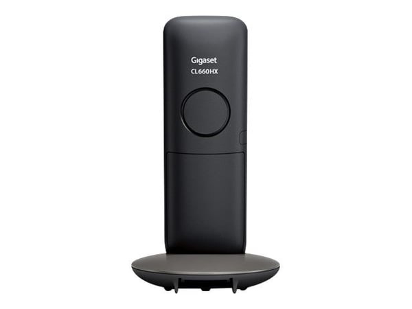 Gigaset CL660HX - Trådløst ekstra håndsett med anrops-ID - DECT\GAP - svart, antrasitt