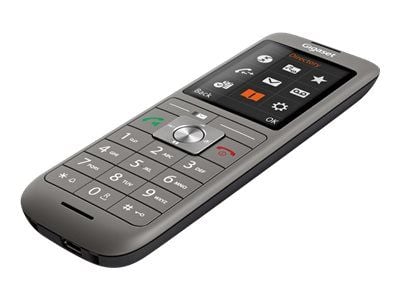 Gigaset CL660HX - Trådløst ekstra håndsett med anrops-ID - DECT\GAP - svart, antrasitt Gigaset CL660HX - Trådløst ekstra håndsett med anrops-ID - DECT\GAP - svart, antrasitt