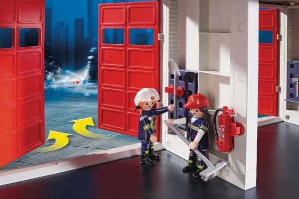 Playmobil City Action 9462, Brannstasjon, 4 år, AAA, Flerfarget, Plast