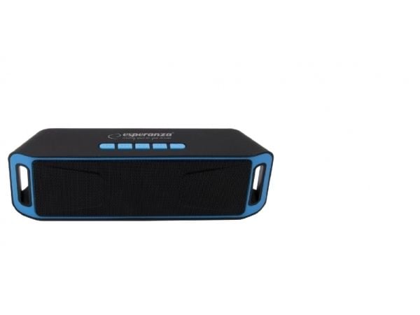 Esperanza FOLK - Høyttaler - for bærbar bruk - trådløs - Bluetooth - 6 watt - svart, blå