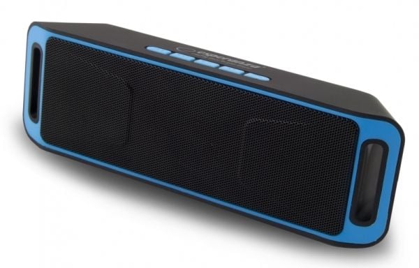 Esperanza FOLK - Høyttaler - for bærbar bruk - trådløs - Bluetooth - 6 watt - svart, blå