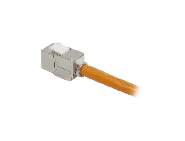 Keystone-modul TP-uttak RJ45 CAT6A 500MHz slimline short 3P Synergy 21