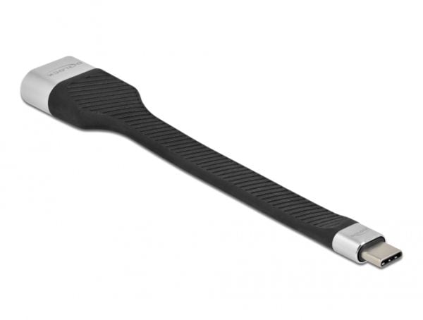 Delock - High Speed - video adapter - USB-C hann til HDMI hunn - 14 cm - svart