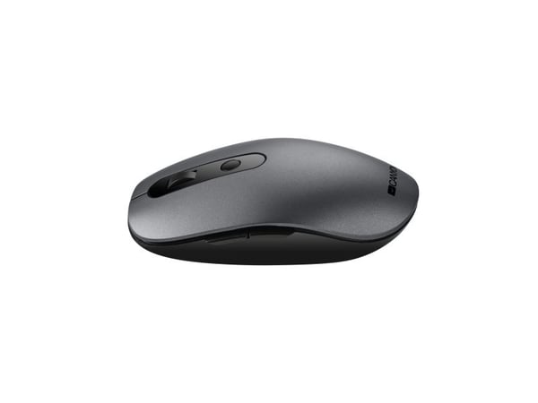 Canyon MW-9 - Mus - dual-mode - optisk - 6 knappar - trådlös - 2.4 GHz, Bluetooth - trådlös USB-mottagare - grå - detaljhandel - blåsa