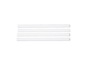 Sugerør Ø13x220 mm uden knæk Bionedbrydelig Papir Hvid,100 stk/ps - (100 stk.)