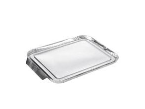 Alulåg forformet 229x180 mm til alumenu bakker 1/2/3 rum,1000 stk/krt