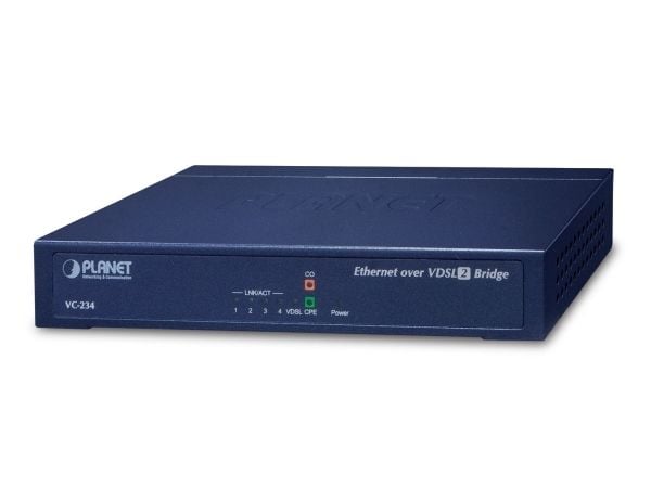 PLANET VC-234 - Router - DSL-modem 4-ports-switch